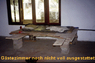 das erste Gästezimmer