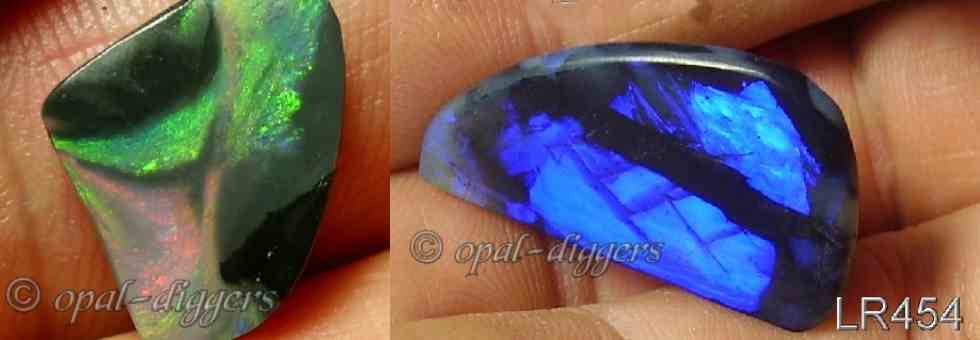 schwarze Opale schön und wertvoll