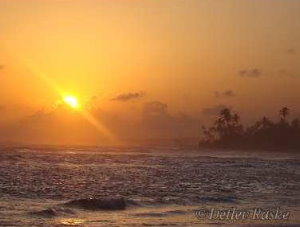Kabalana Beach Sonnenuntergang