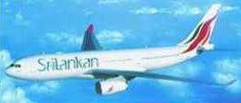 Flugzeug der Sri Lanka Airlines