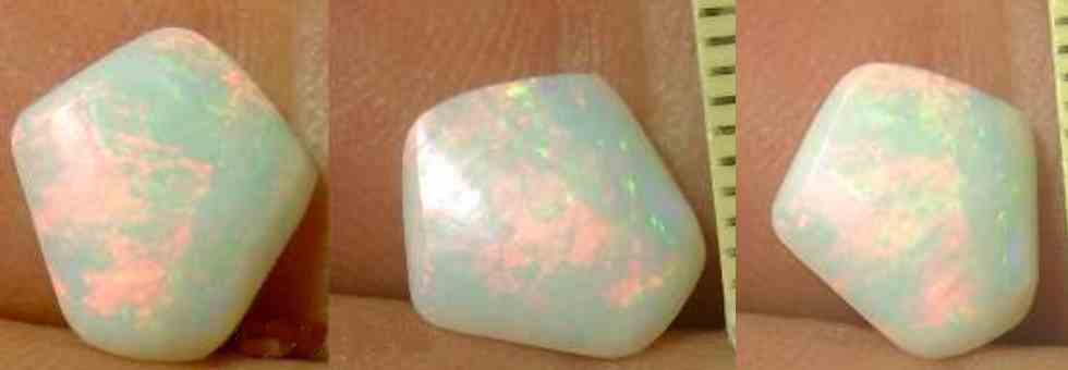 Weisse Opale aus dem bekannten Poober Pedy